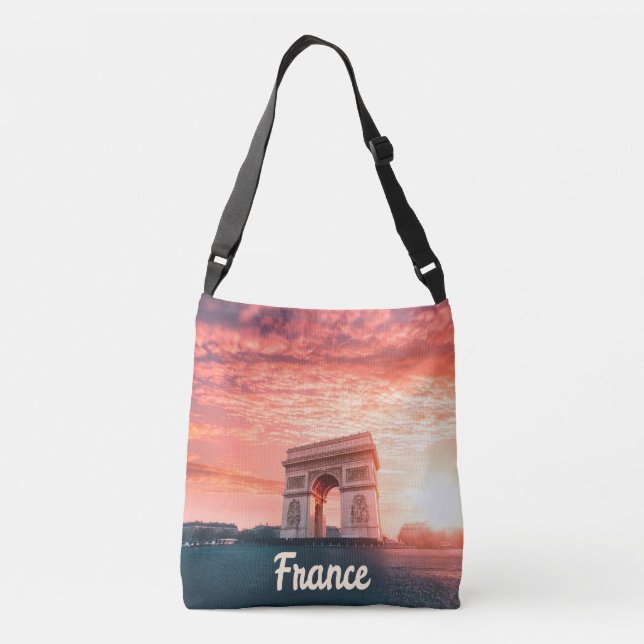 Bolsa Ajustável Champs-Élysées França Paris (Verso)