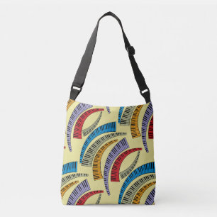 Bolsa Ajustável Chaves de Piano Curvas
