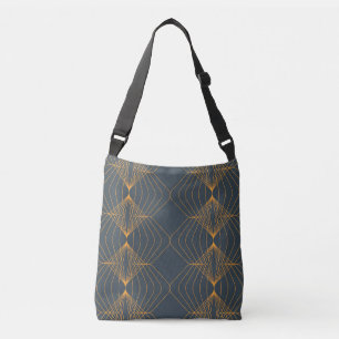 Bolsa Ajustável Chic, elegante, simples padrão gráfico geométrico