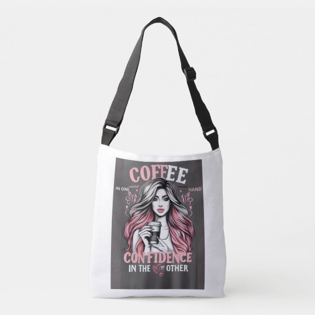 Bolsa Ajustável Chica del café (Frente)