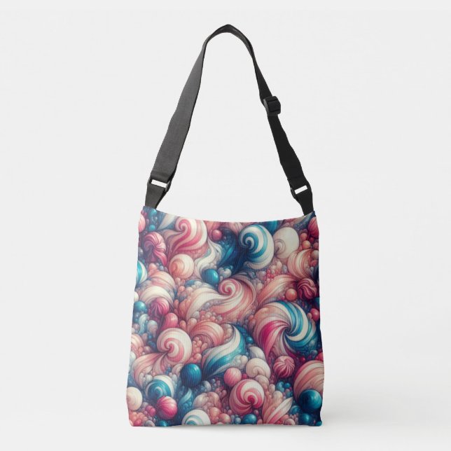 Bolsa Ajustável Chiclete de Algodão Doce (Frente)