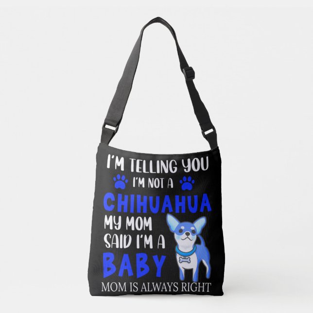 BOLSA AJUSTÁVEL "CHIHUAHUA BABY" MÃE BOLSA. (Frente)