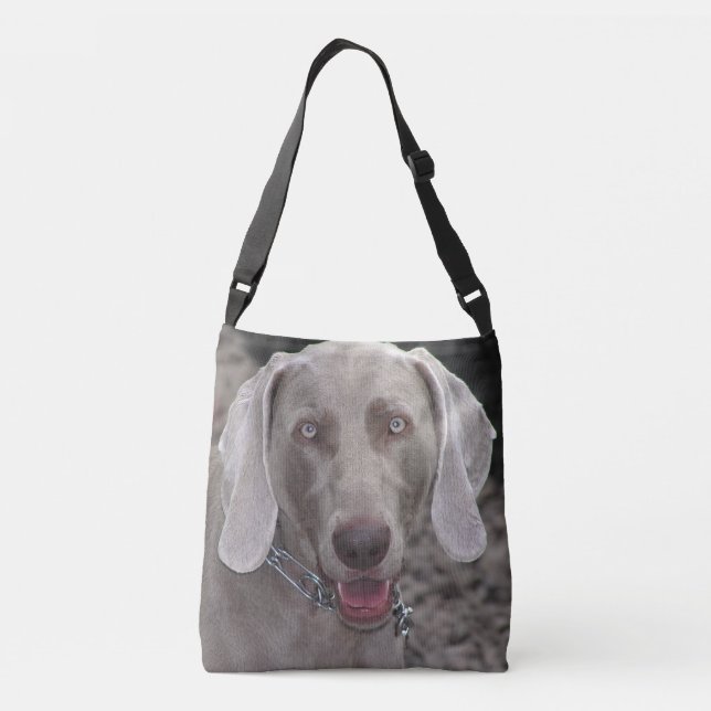 Bolsa Ajustável Chocolate Weimaraner (Verso)