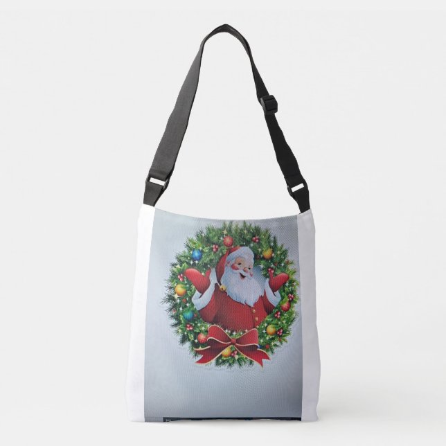 Bolsa Ajustável Christmas Wreath Shopping bag (Frente)
