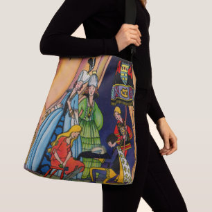Bolsa Ajustável Cinderela, o príncipe e o escorregador de vidro