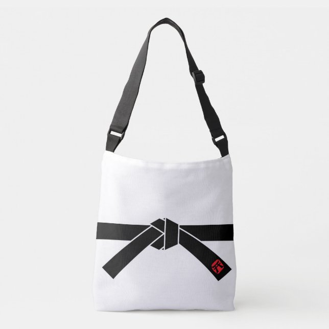 Bolsa Ajustável Cinturão Negro, Artes Marciais, 帯 黒, 武 道 (Frente)