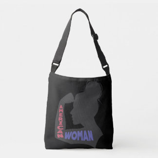 Bolsa Ajustável Cinza escura da mulher americana