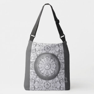 Bolsa Ajustável Cinzas de rendas cerâmicas