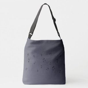 Bolsa Ajustável Cinzas Musicais De Ombre Escuro