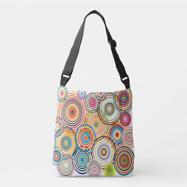 Bolsa Ajustável Círculos arco-íris (Frente)