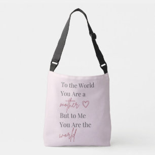 Bolsa Ajustável Citação da Mãe Rosa