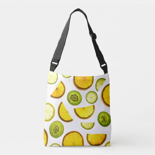 Bolsa Ajustável Citrus Fruta Crossbody Bag (Frente)