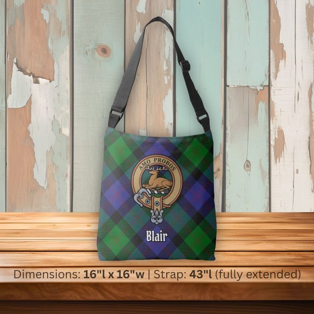 Bolsa Ajustável Clan Blair Tartan (Criador carregado)