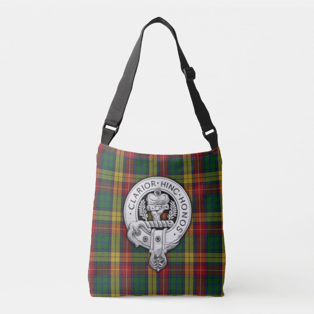 Bolsa Ajustável Clan Buchanan Crest & Tartan (Frente)