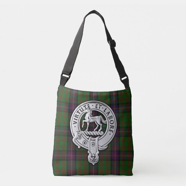 Bolsa Ajustável Clan Cochrane Crest & Tartan (Frente)