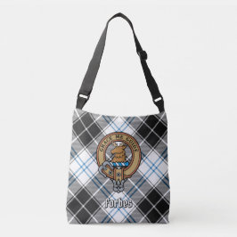 Bolsa Ajustável Clan Forbes Crest sobre o vestido Tartan