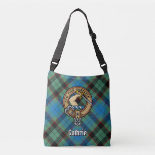 Bolsa Ajustável Clan Guthrie Crest sobre Tartan
