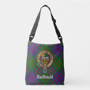 Bolsa Ajustável Clan MacDonald Tartan Crossbody Bag