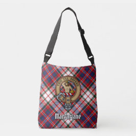 Bolsa Ajustável Clan MacFarlane Crest sobre o vestido Tartan