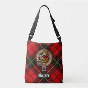 Bolsa Ajustável Clan Wallace Tartan Crossbody Bag