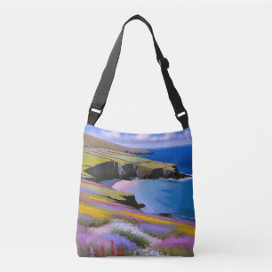 Bolsa Ajustável Cliff Verdant e Ondas do Azure