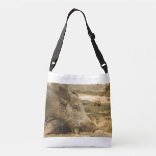 Bolsa Ajustável close-up de um javali em