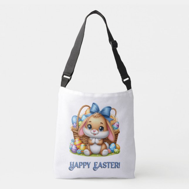 Bolsa Ajustável Coelhinho de Páscoa Adorável (Frente)