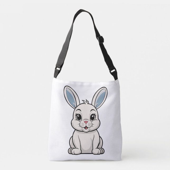 Bolsa Ajustável Coelho Branco (Verso)