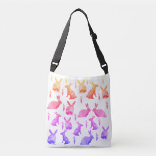 Bolsa Ajustável Coelhos da aguarela
