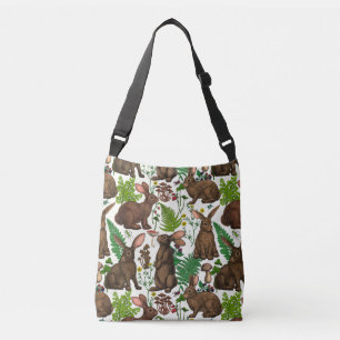Bolsa Ajustável Coelhos e flora florestal 4