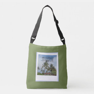 Bolsa Ajustável Colagem de Arte do Havaí