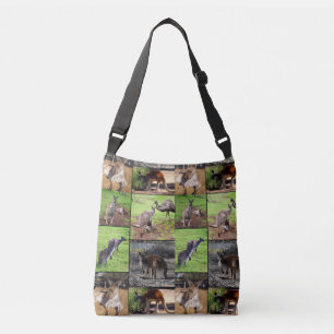 Bolsa Ajustável Colagem De Fotos De Kangaroo, Cheio De Impressão