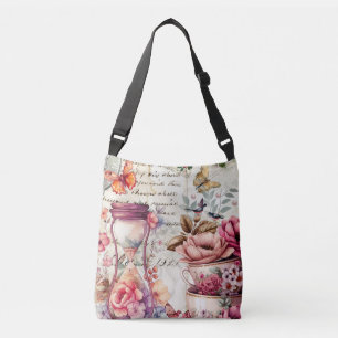 Bolsa Ajustável Colagem Vintage Watercolor