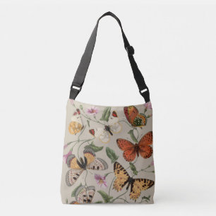 Bolsa Ajustável Coleção de Desenhos de Mariposa Borboleta Natureza