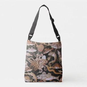 BOLSA AJUSTÁVEL COLEÇÃO POMPEII / OCEANO - CENA DE VIDA MARÍTIM