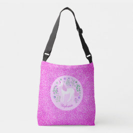 Bolsa Ajustável Coleta Rosa Unicorn Personalizada