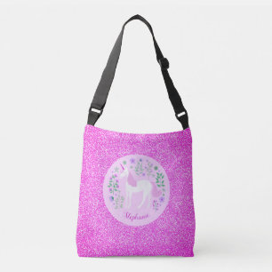 Bolsa Ajustável Coleta Rosa Unicorn Personalizada