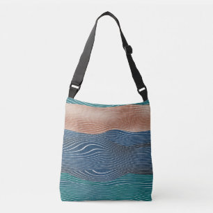 Bolsa Ajustável Colinas de paisagem natural: padrão uniforme.