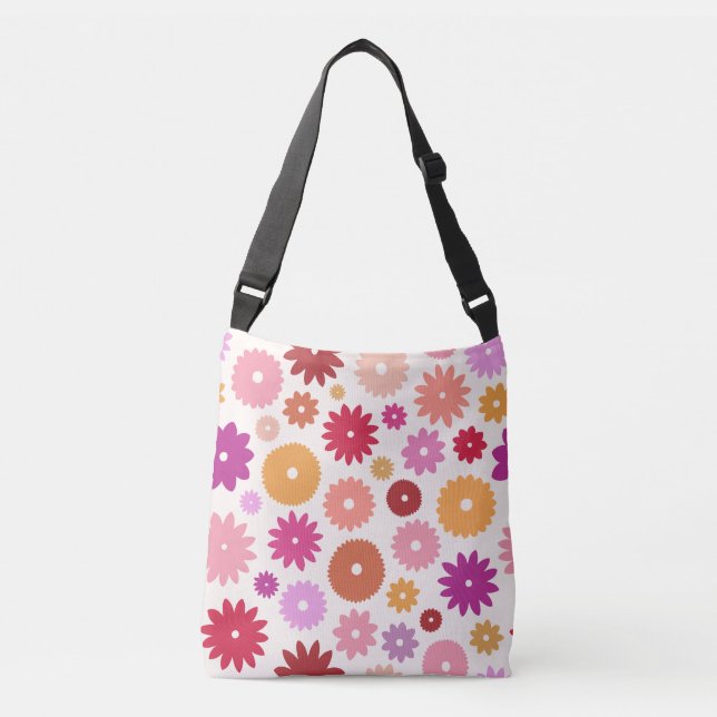 Bolsa Ajustável Colorful Blooms Large Pattern (Frente)