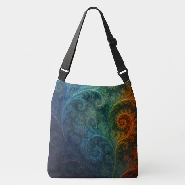 Bolsa Ajustável Colorful Fractal (Frente)