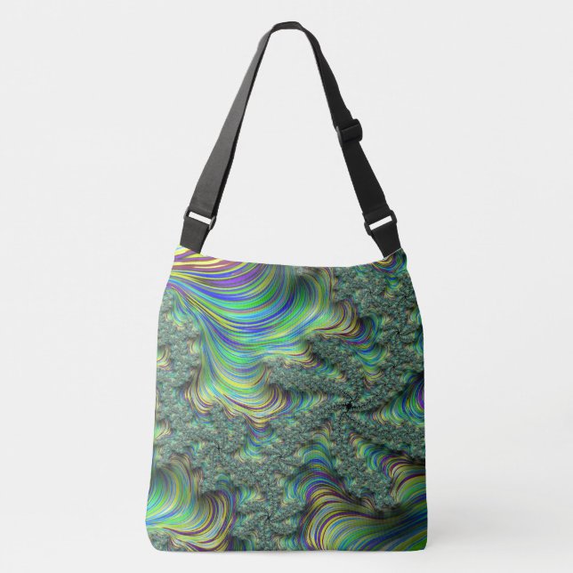 Bolsa Ajustável Colorida Fractal (Frente)