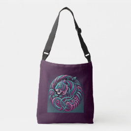 Bolsa Ajustável Colorida Swirly Tiger