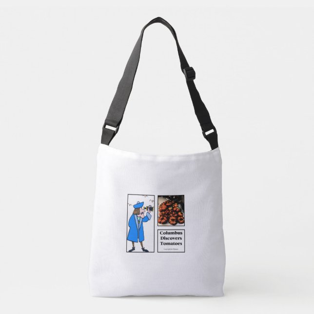 Bolsa Ajustável Columbus Descobre Tomates (Frente)