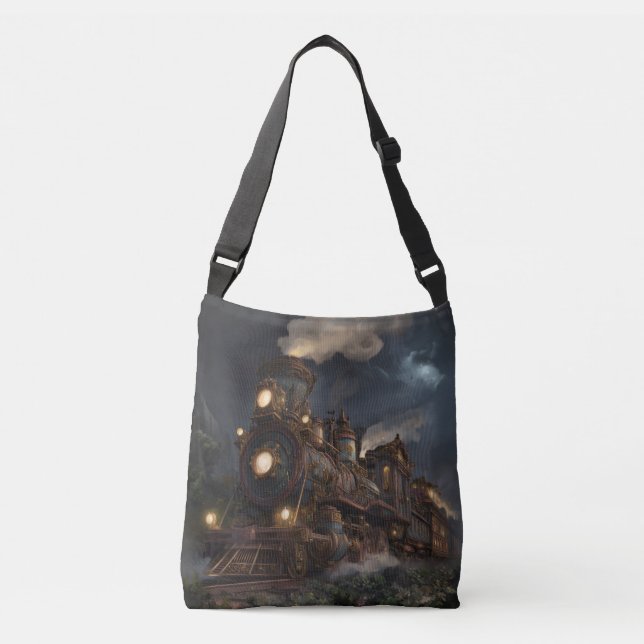 Bolsa Ajustável Comboio Steampunk (Frente)