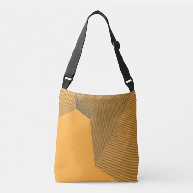 Bolsa Ajustável Conceito moderno, urbano, amarelo, negrito simples (Frente)