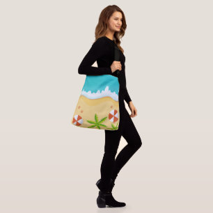 Bolsa Ajustável concha de areia do mar