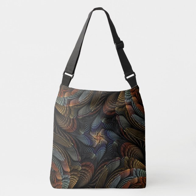 Bolsa Ajustável Conchas Abstratas (Frente)