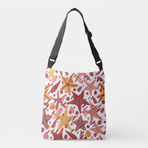 Bolsa Ajustável Conchas de Starfish: Padrão do Mar Escandinavo