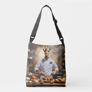 Bolsa Ajustável "Confeiteiro Girafa: Alcançando Novas Alturas,