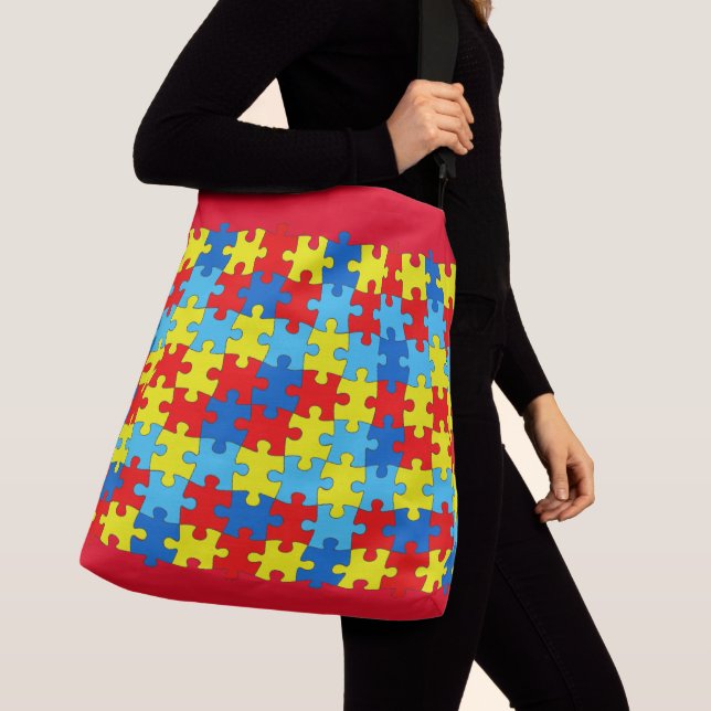 Bolsa Ajustável Consciência do Autismo (Close Up)